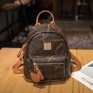 Backpack Purse PU Leather Adjustable Strap Mini Backpack for Women